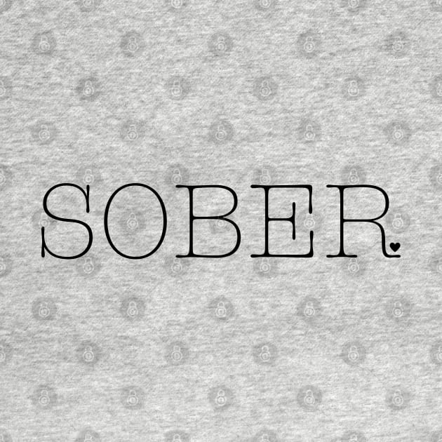 Minimalistic Sober with Heart by SOS@ddicted